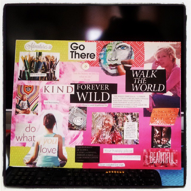 vision board, challenges as catalyst, creative inspiration, U.P. holistic business, U.P. wellness publication