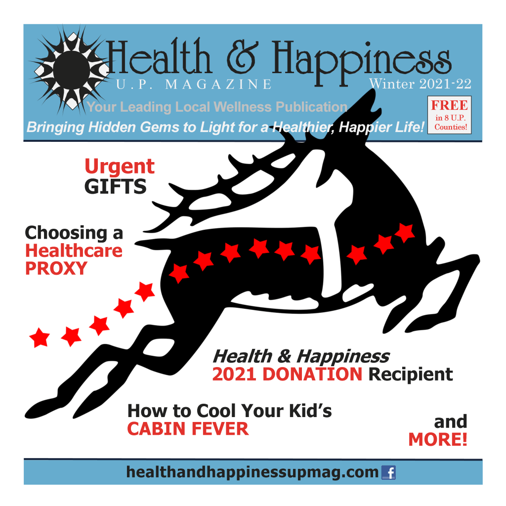 U.P. holistic business, U.P. wellness publication, well-being publication in MI's Upper Peninsula